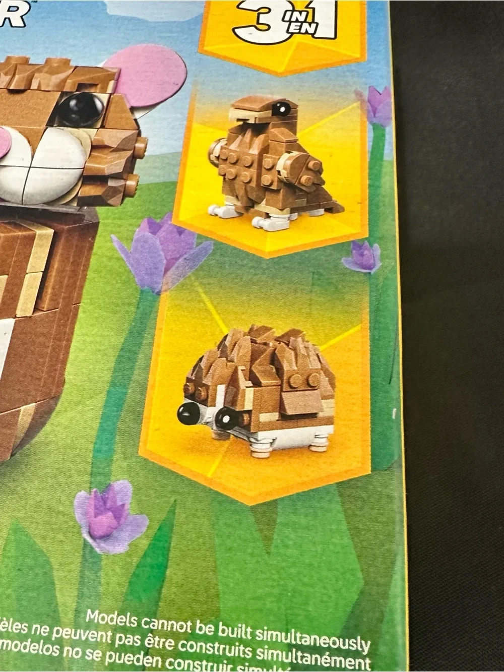 LEGO Creator 3 in 1 31376 Cute Hamster with Flower 166 Pieces